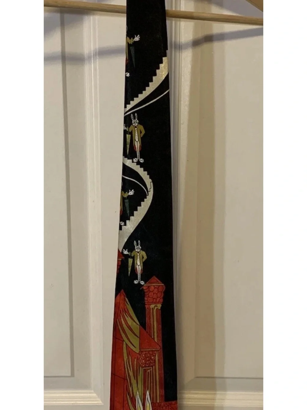 Looney Tunes Necktie Tie Bugs Bunny In Tux W/ Award‎ By Simon